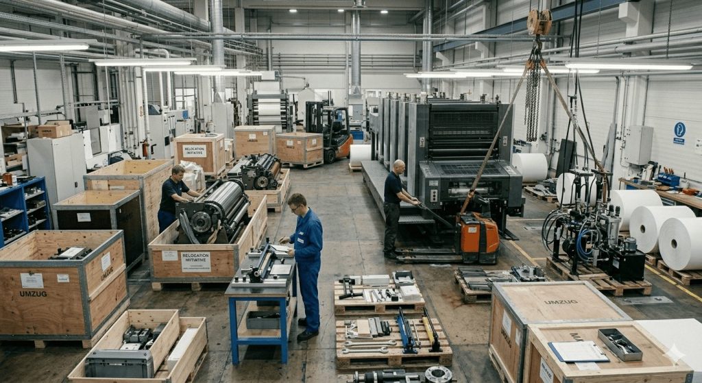 druckmaschinen umzug cdm