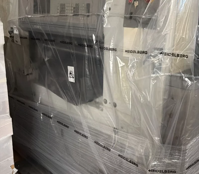 Schneidemaschine Polar 92E verpackt - CDM Druckmaschinen